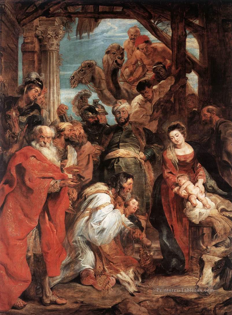 L’adoration des mages Baroque Peter Paul Rubens Peintures à l'huile